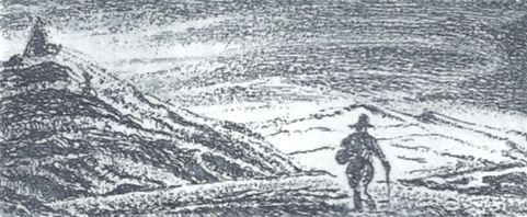 Victor Hugo. Felsen und Ruinen. [Erstdruck]