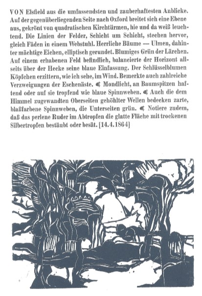 Gerard Manley Hopkins. Das Blau des Himmels - Teil I [1864/65]. [Erstdruck]