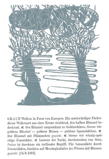 Gerard Manley Hopkins. Das Blau des Himmels - Teil I [1864/65]. [Erstdruck]