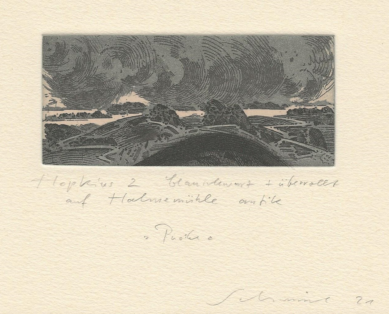 Gerard Manley Hopkins. Das Blau des Himmels - Teil II [1865/66]. [Erstdruck]