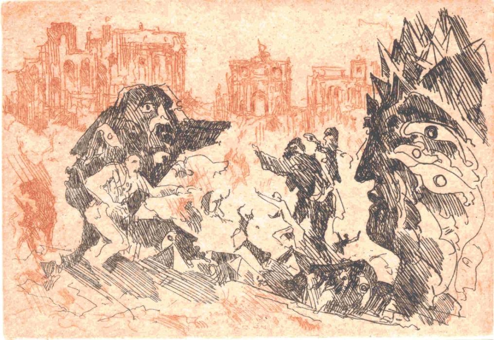Marcel Schwob. Die schlafende Stadt. [Erstdruck]