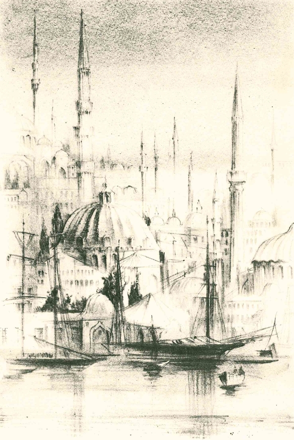 Gérard de Nerval. Constantinopel bei Nacht. [Erstdruck]